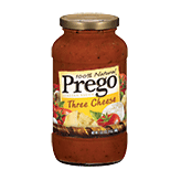 Prego  three cheese pasta sauce Full-Size Picture